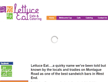 Tablet Screenshot of lettuceeat.com.au